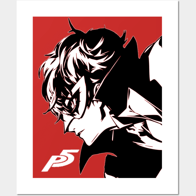 Joker Persona5 Wall Art by OtakuPapercraft